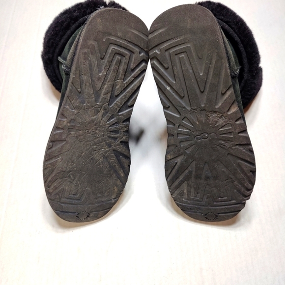 UGG Australia Womens 12-inch Classic Gray Suede Sheepskin Tall Winter Boot Sz 9 - Picture 13 of 13